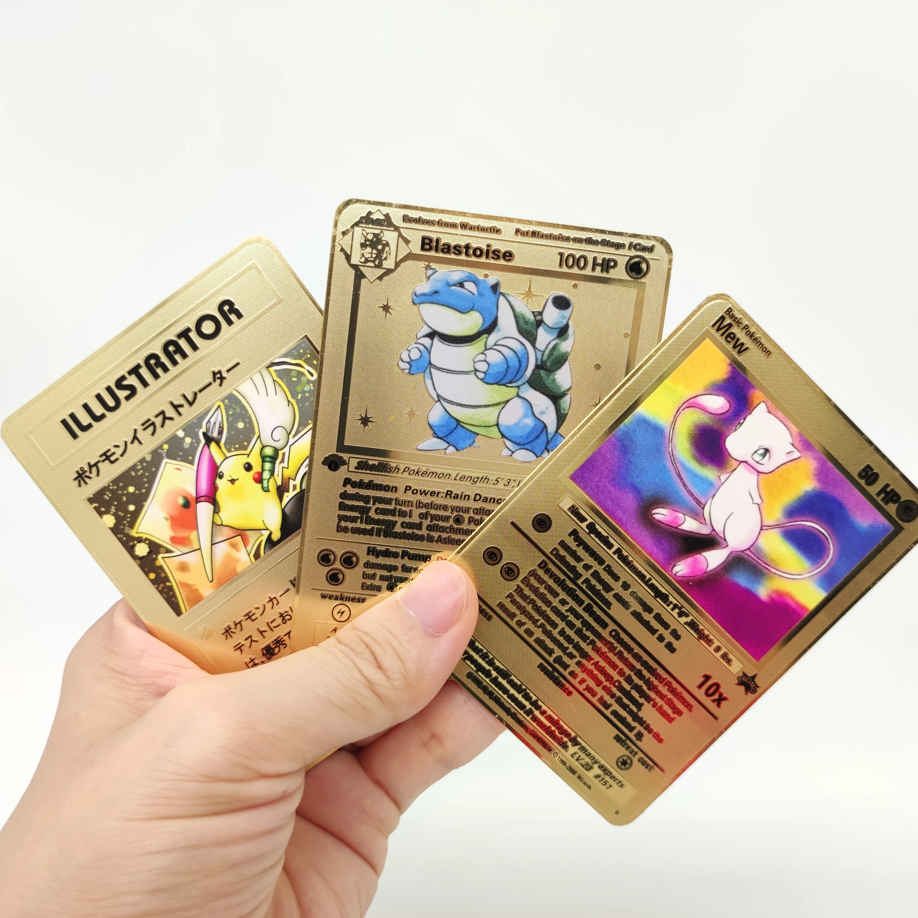 Latest English / French / Japanese Version Metal Pokemon Cards Pokemon Mega Ex Trading Card Game Carte Pokemon