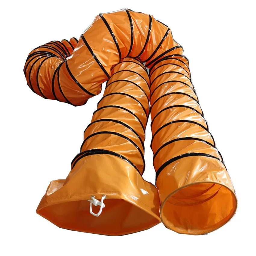 High-Intensity Waterproof Mining Flexible Air Duct Coated Tarpaulins Air Duct Fabric Duct