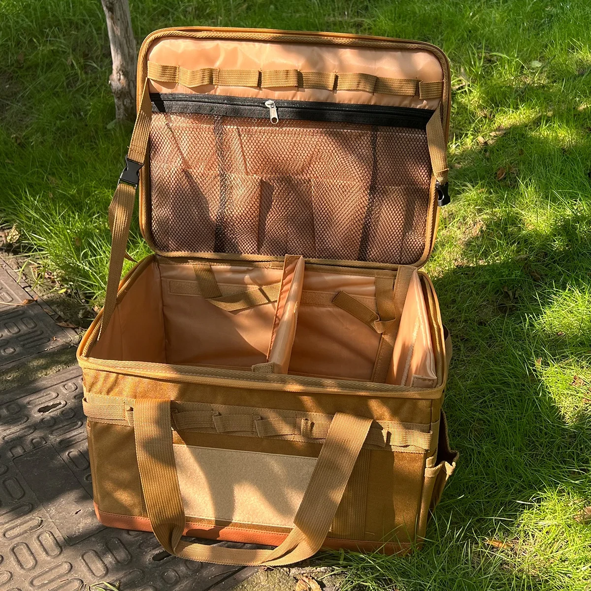 IRONDONKEY 30L45LOutdoor Oxford Cloth Handheld Multi functional Gas Tank Anti collision Bag Storage Picnic Bag Camping Equipment