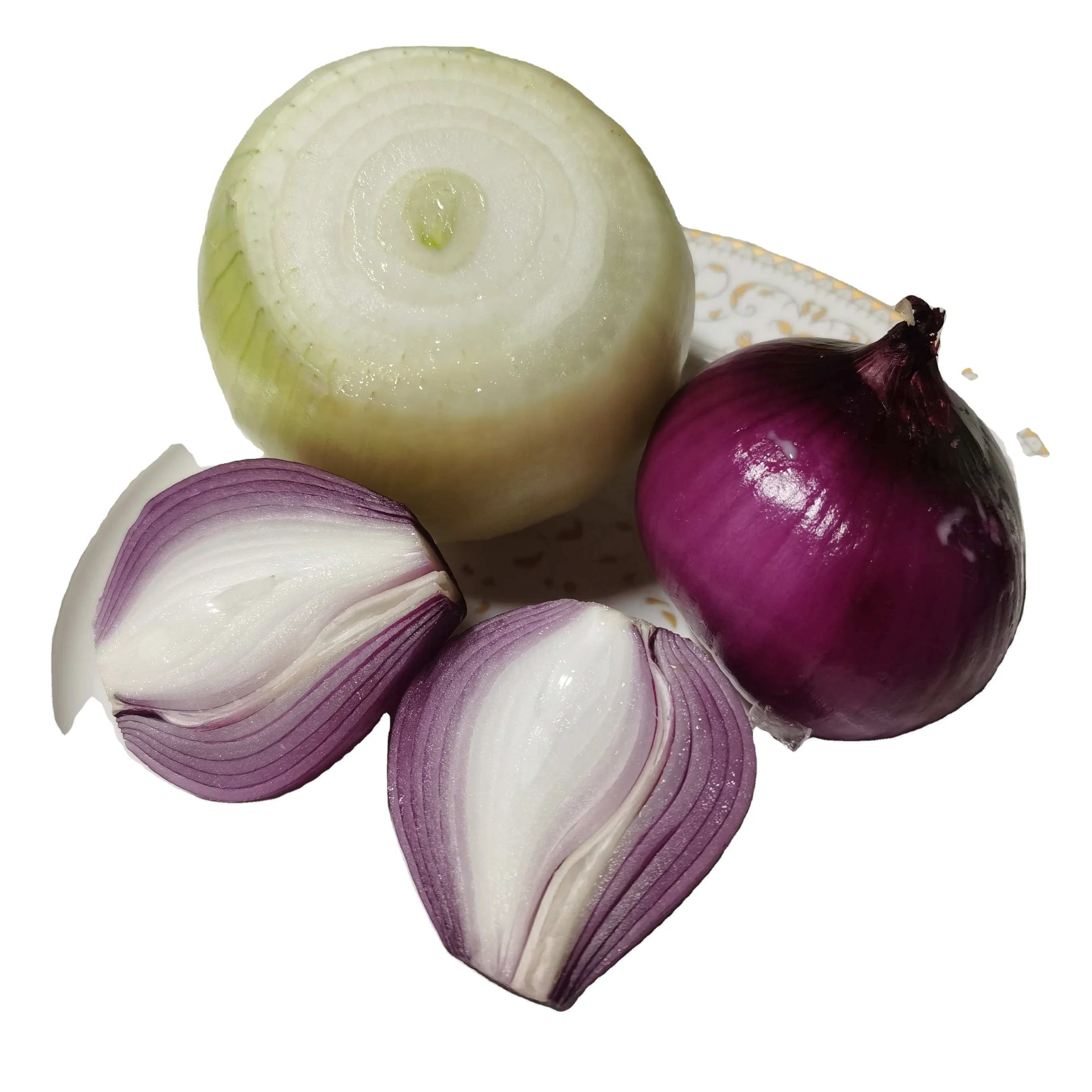 
Fresh Onions are red and yellow and cheap 