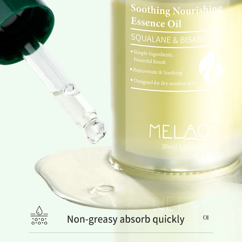 Squalane Jojoba Oil Nourishing Glow Massage Face Oil Certified Organic Anti Aging Hydrating Skin Care Face Oil For Gua Sha