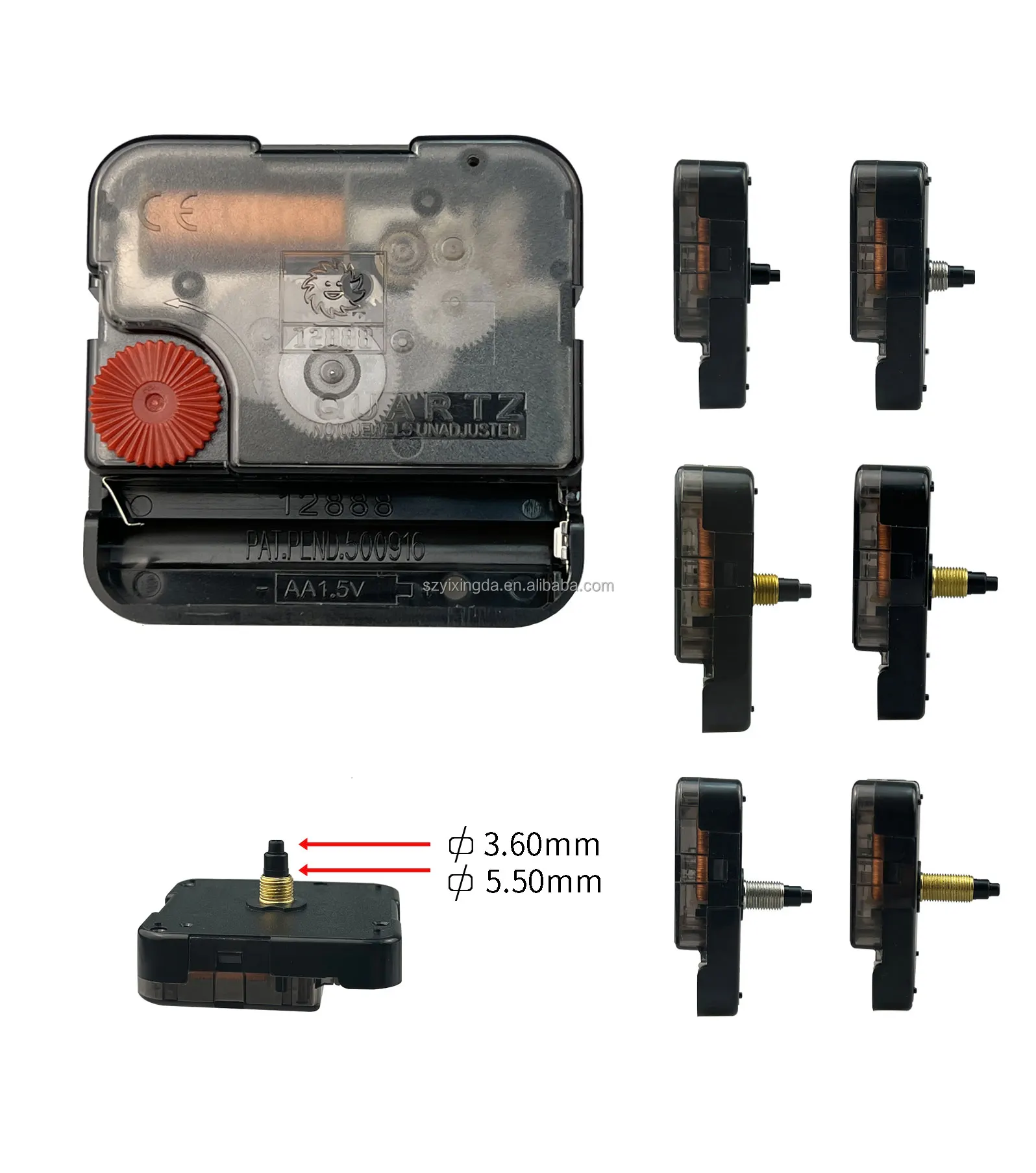 12888 Clock Movement Sweep Wall Clock Mechanism motor young town silent clockwork
