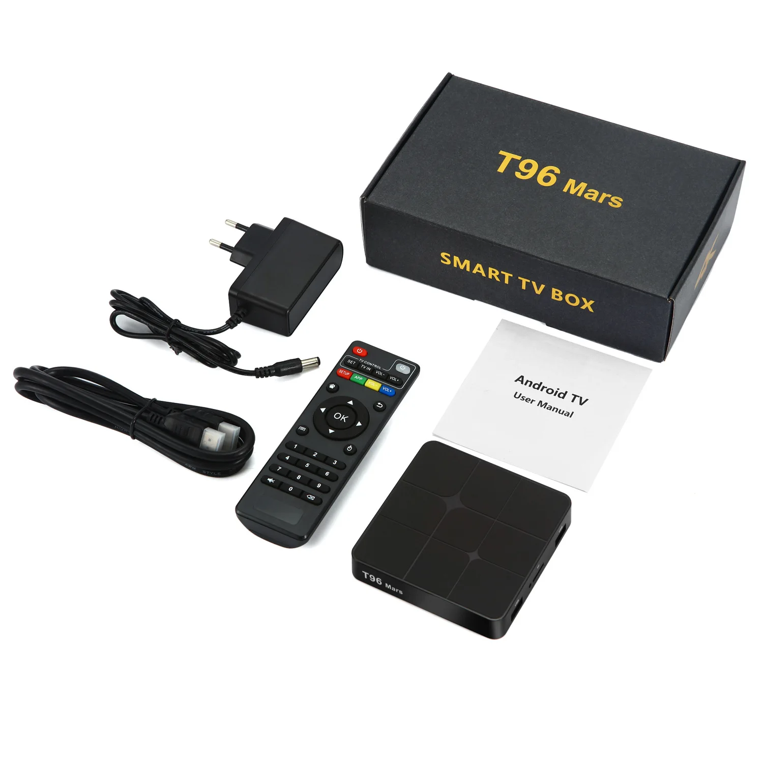 T96 Mars Mini Android Tv Box 2g 16g Amlogic S905w четырехъядерный 9 0 OS 4k Wifi Smart