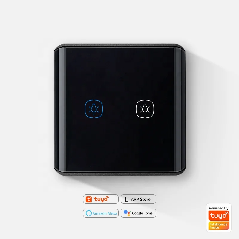 New battery usage statistics switch tuya smart switch smart home product Wall light controller remote control