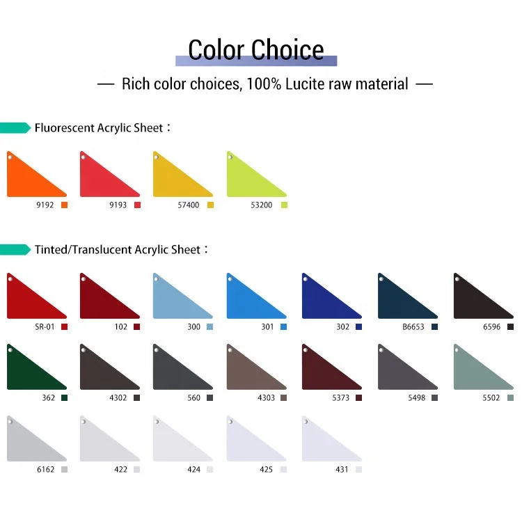 HUASHUAITE Advertising Material Color Plastic Perspex 2mm 6mm Acrylic Sheet For led sign board outdoor advertising