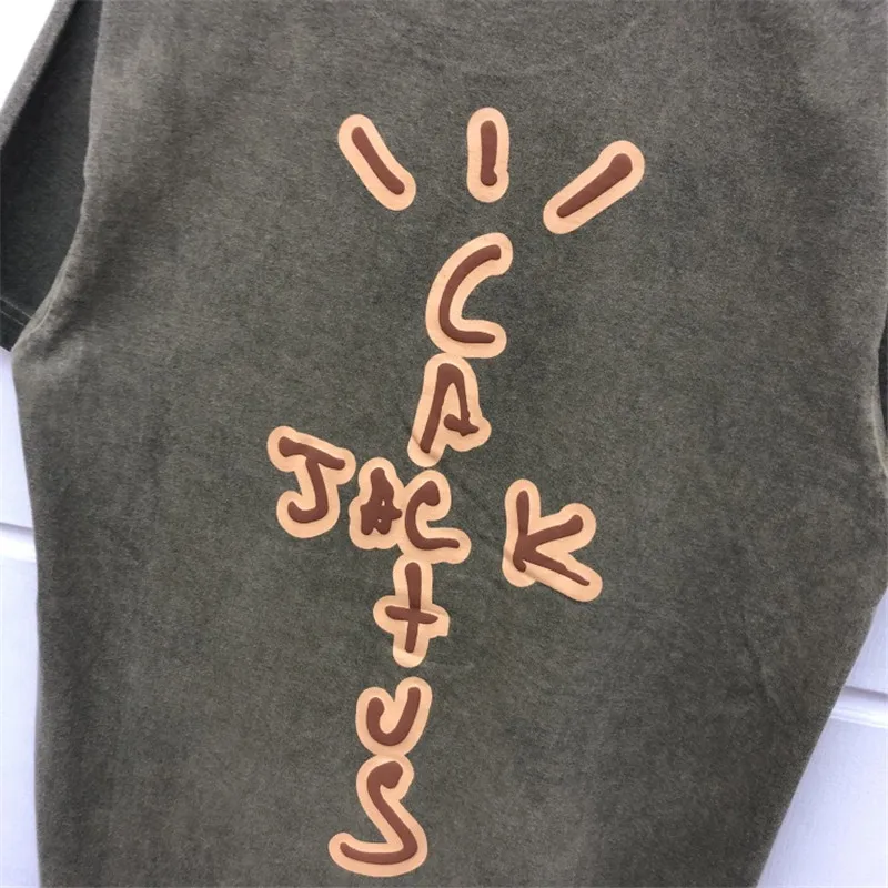 Футболка Astroworld с тревисом Скоттом КАКТУСОМ Джеком высочайшей в комнате для мужчин и женщин 1:1 высокое качество футболка Трэвиса Скотта топы футболки