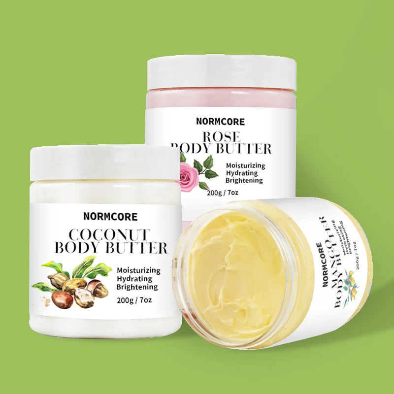 Private Label Custom 100% Natural Skin Care Whipped Moisturizing  Exfoliating Organic Colorful Body Butter (1600462363292)
