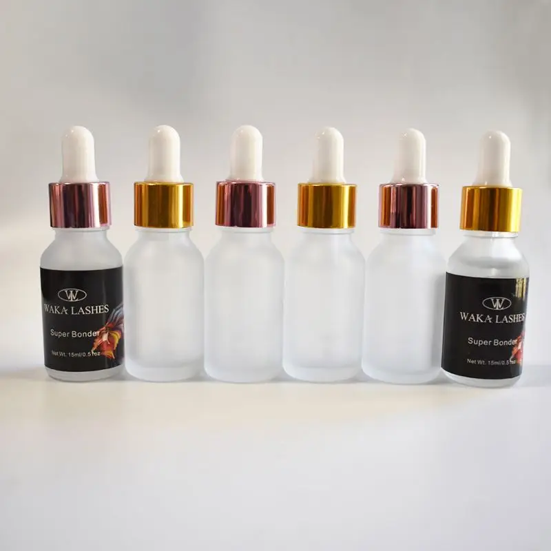 Super Bonder Top Clear Fast Drying Custom Private Label Accelerator Eyelash Extensions Lash Super Bonder Eyelash Glue