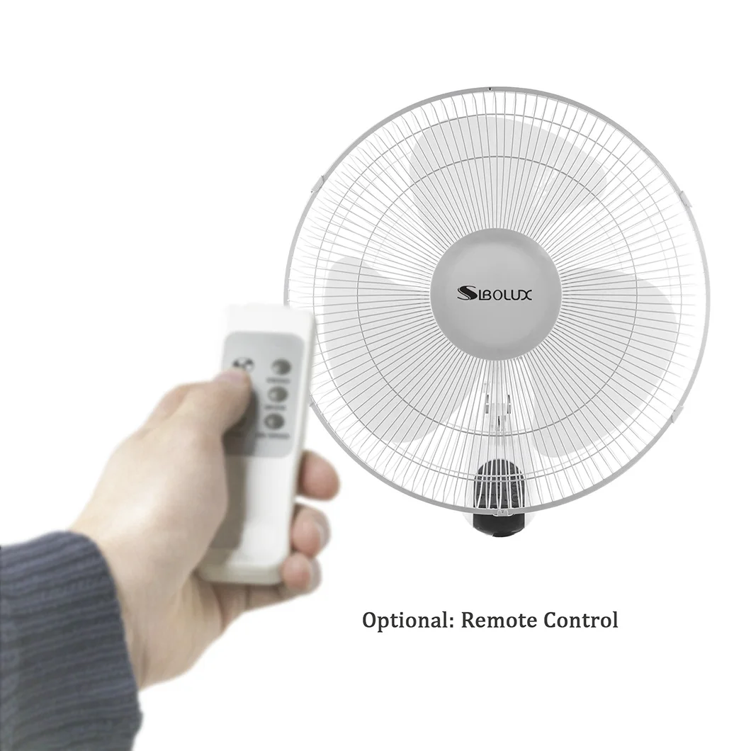50W With Remote Control High Velocity Fan High Quality Silent 16Inch Wall Mounted Fan Practical Long Life Ventilateur