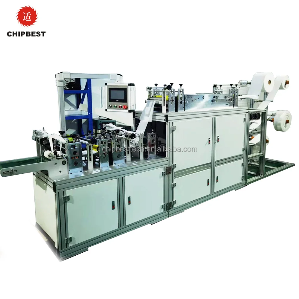 China Ultrasonic Bathroom Spa Hotel USe Nonwoven Disposable Shoe Slipper Making Machine