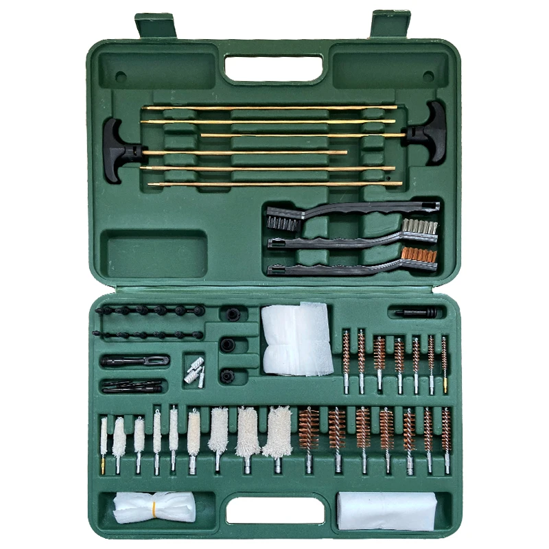 Shooting Accessories 62pcs Universal Cotton Mop clean kit gun cleaning brush set