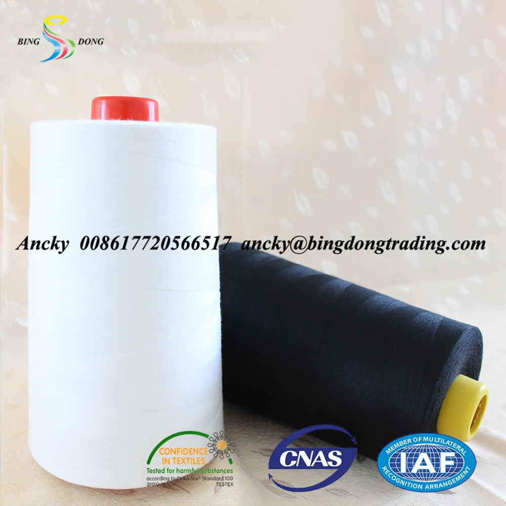 China Supply 100% Polyester Sewing Thread 40/2