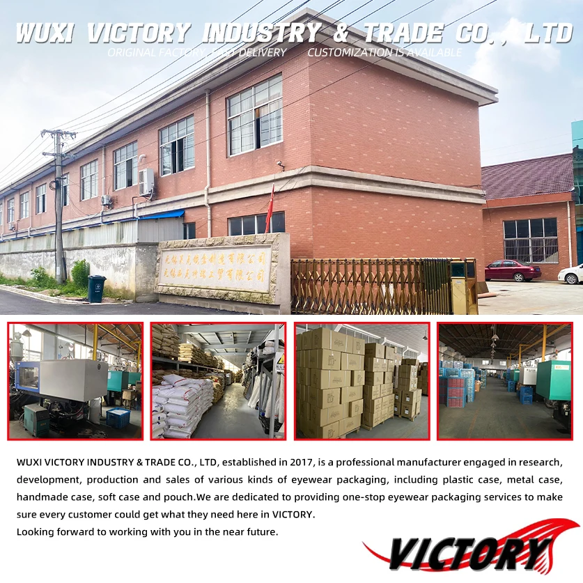 Clear Color Plastic Sunglasses Case Cheap Customized Logo Optical Glasses Box