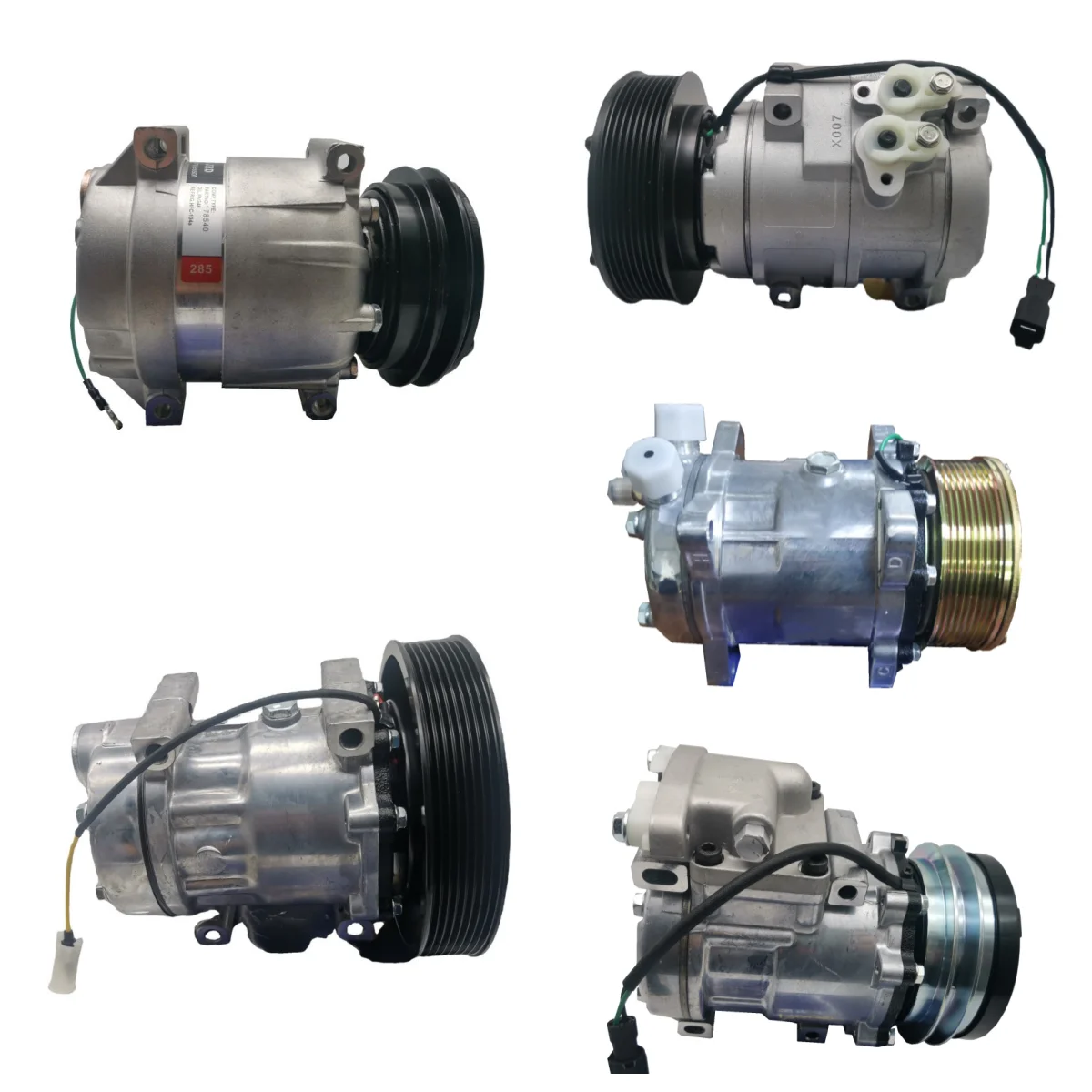 Auto ac compressor Hyundai Doosan Sany Caterpillar Volvo  Komatsu air conditioning compressor