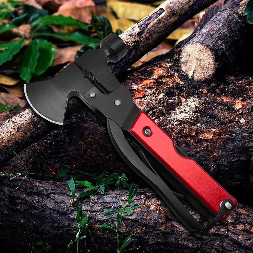 Unique Gifts for Men Dad 15 in 1 combination pliers outdoor first aid equipment axe