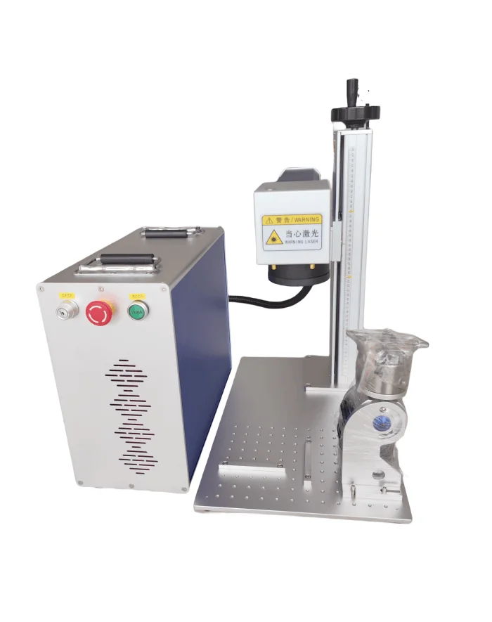 metal fiber laser engraver machine desktop 20w 30w 50w 100 w  fiber laser marking machine for steel