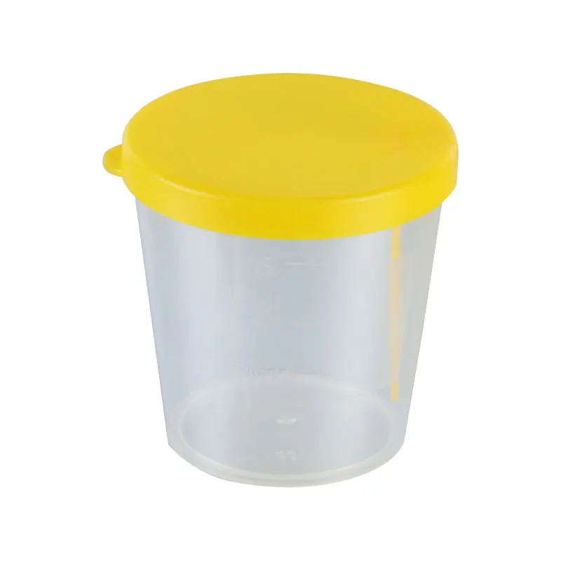 10ml 20ml 30ml Disposable Plastic Urine Specimen Collection Cups with Lid