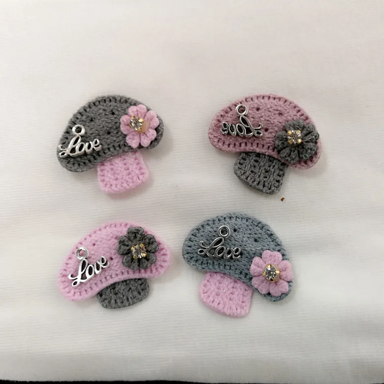 Love Mushroom Patch Psychedelic Hippie Label DIY Handmade Clothing Accessories