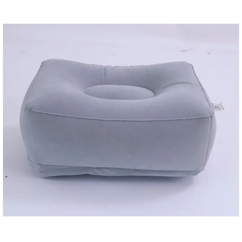 Hot Adjustable Height Cushions Kids Adults Office Home Airplane Travel Inflatable Foot Rest Pillow for Travel