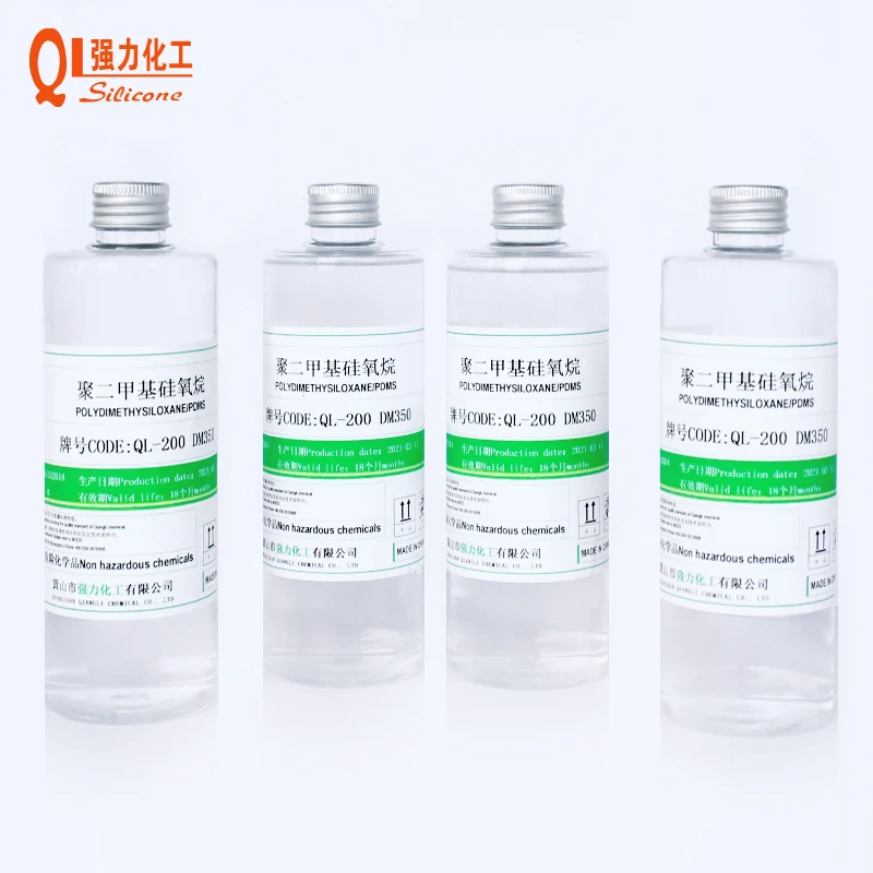 Chemical factory produces colorless and odorless polydimethylsiloxane as chemical additives coating auxiliary agent