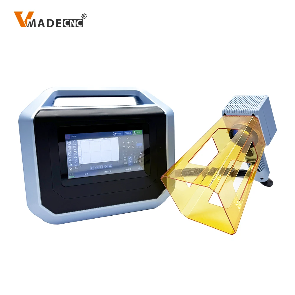 Portable Mini Fiber Laser Marking Machine for Metal Laser 20W 30W 50W Laser Deep Engraving