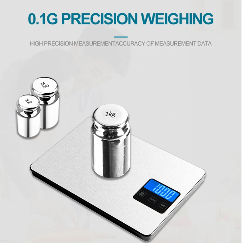 Multifunction Portable Mini Food Scale For Sale Stainless Steel Smart Electronic Digital Food Kitchen Weight Scales