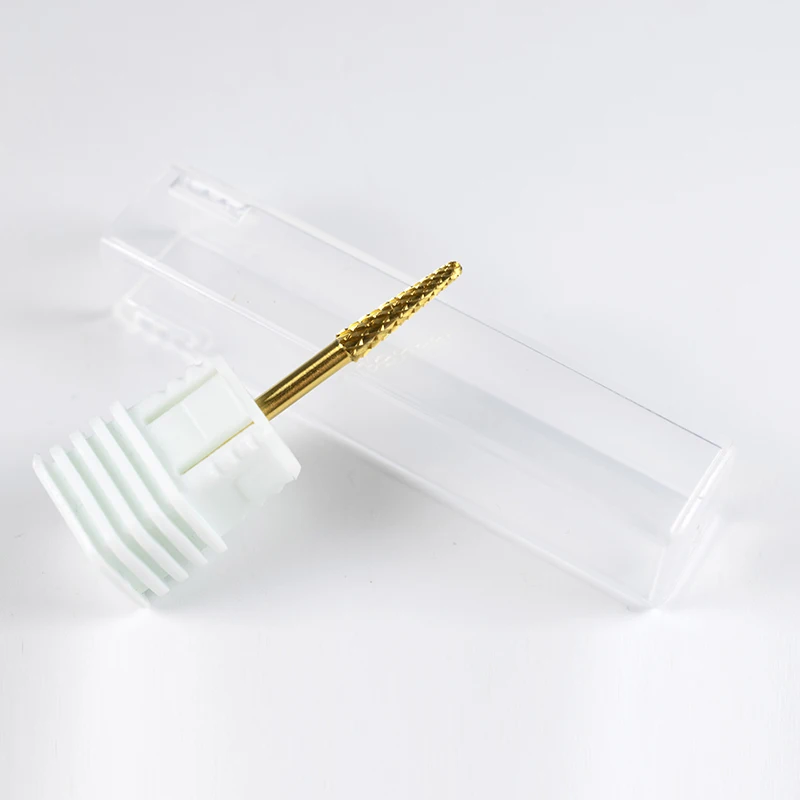 Nail drill handpiece drill bits set cuticle clean cone tungsten carbide nail drill bit