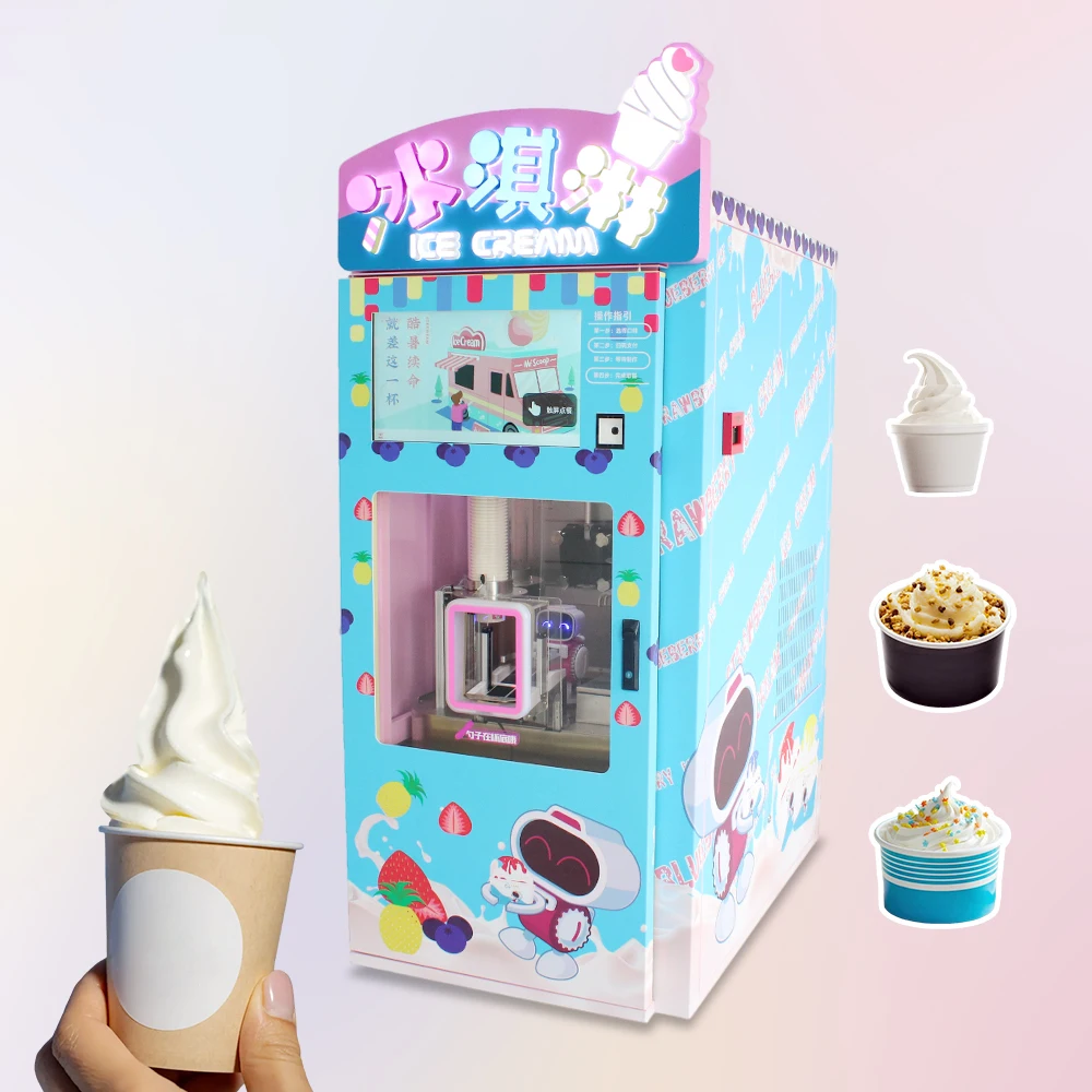 Flavor milk shake amazing machine ice cream vending softy commercial ice cream machine with CE Certificate