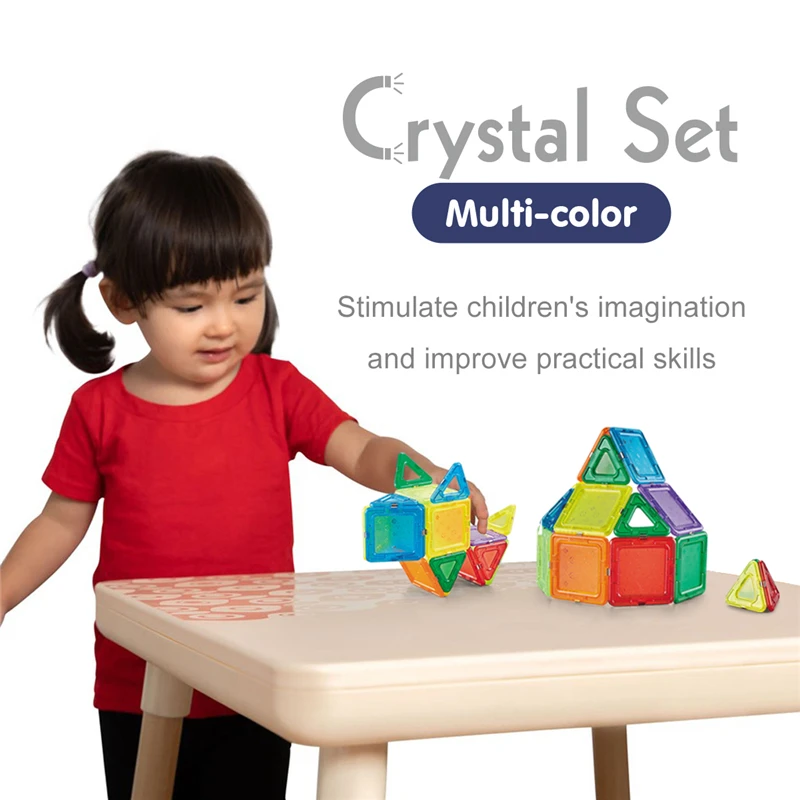 3D Волшебные Детские магнитные конструкторы набор строительных блоков Обучающие блоки игрушки для детей