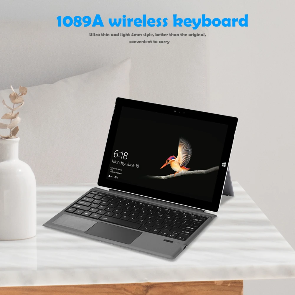 Bluetooth-клавиатура для планшета Microsoft Surface Pro 7 6 5 4 3 беспроводная клавиатура 12