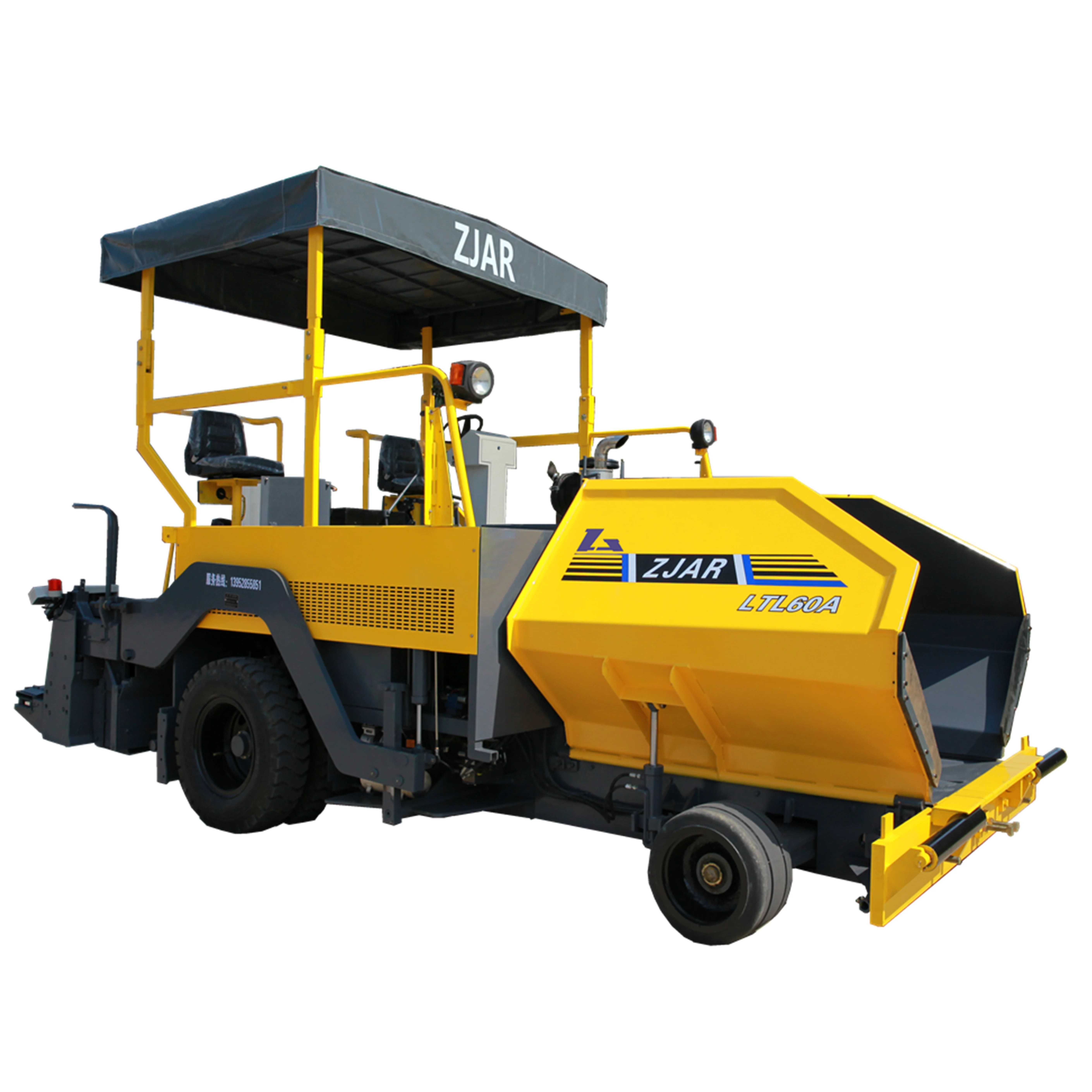 LXD 60A sphalt paver wheel concrete road paving machine mini
