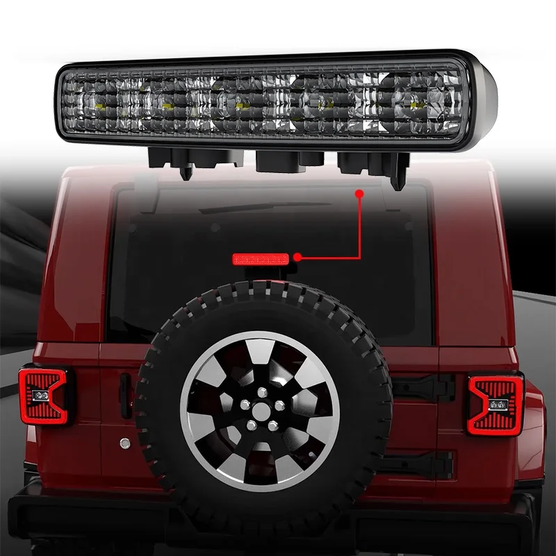 MORSUN JL Brake lights for 2018 2019 2020 Jeep Wrangler led tail lights for Jeep Gladiator JT SAHARA RUBICON rear brake light