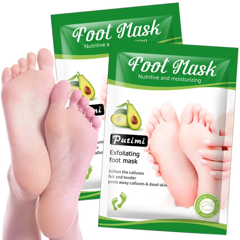EFERO oem odm wholesale foot skin care products feet sheet mask socks exfoliation peeling exfoliating peel lavender foot mask