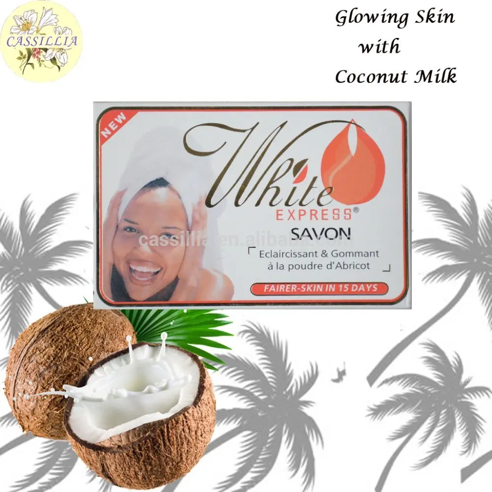 OEM wholesale factory classic beauty whitening cocoa nut milk skin care soft smooth high lightening soap