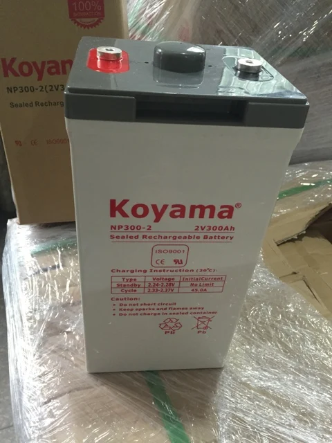Factory price deep cycle inverter battery 2V 300ah AGM VRLA battery