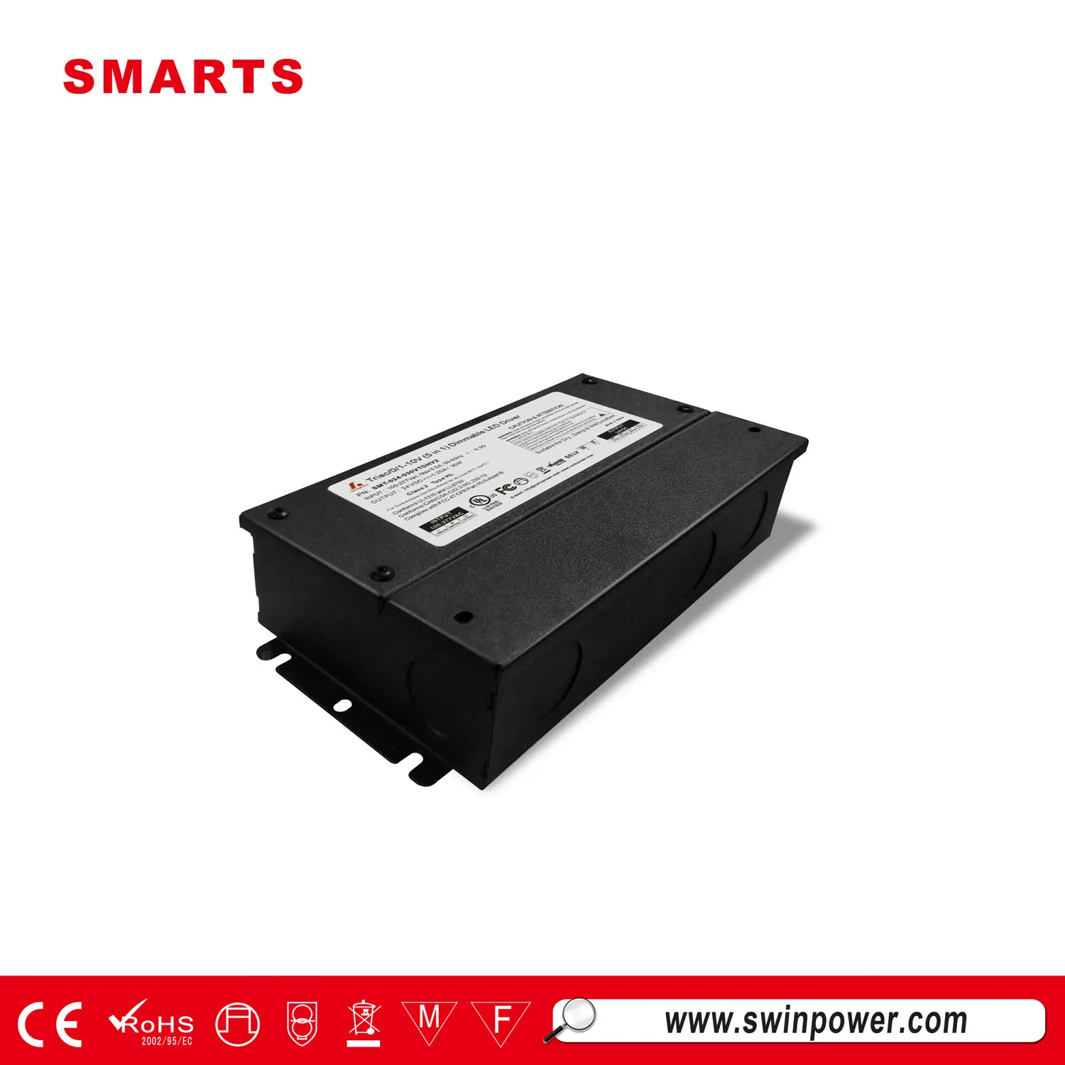 Светодиодный источник питания 30 Вт 24 В Triac/0-10 В/1-10 В/потенциометр/10 PWM (5 в 1) Диммируемый светодиодный драйвер