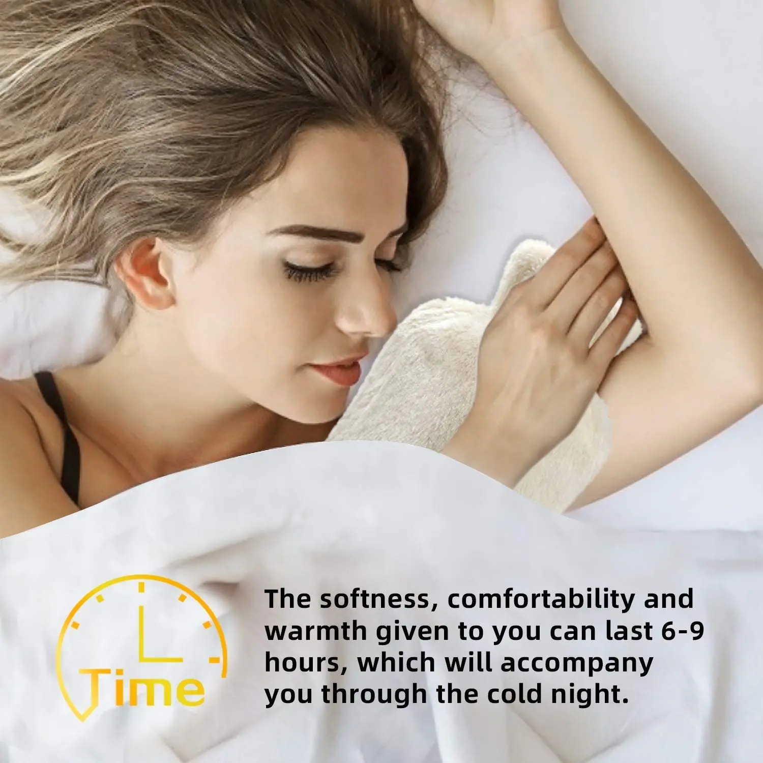 Wholesale Bpa Free Rubber Hot Water Bottle Bag Pain Relief Holiday Gifts Soft Classic Hot Water Bottle with with Soft Cover