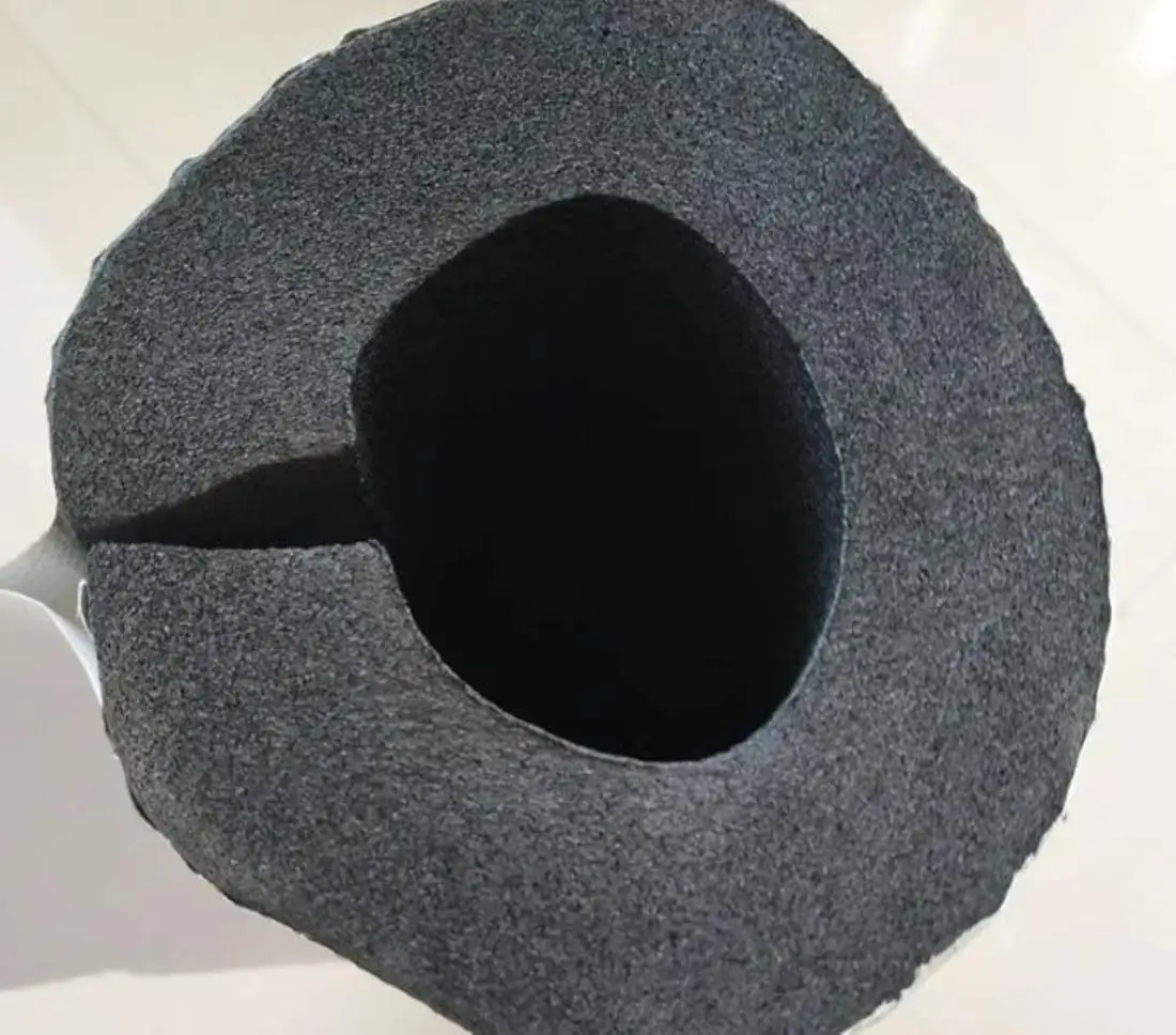 Excellent Price Black+white Rubber and Plastic Air Conditioning Terminals Open rubber aluminum foil insulation pipe