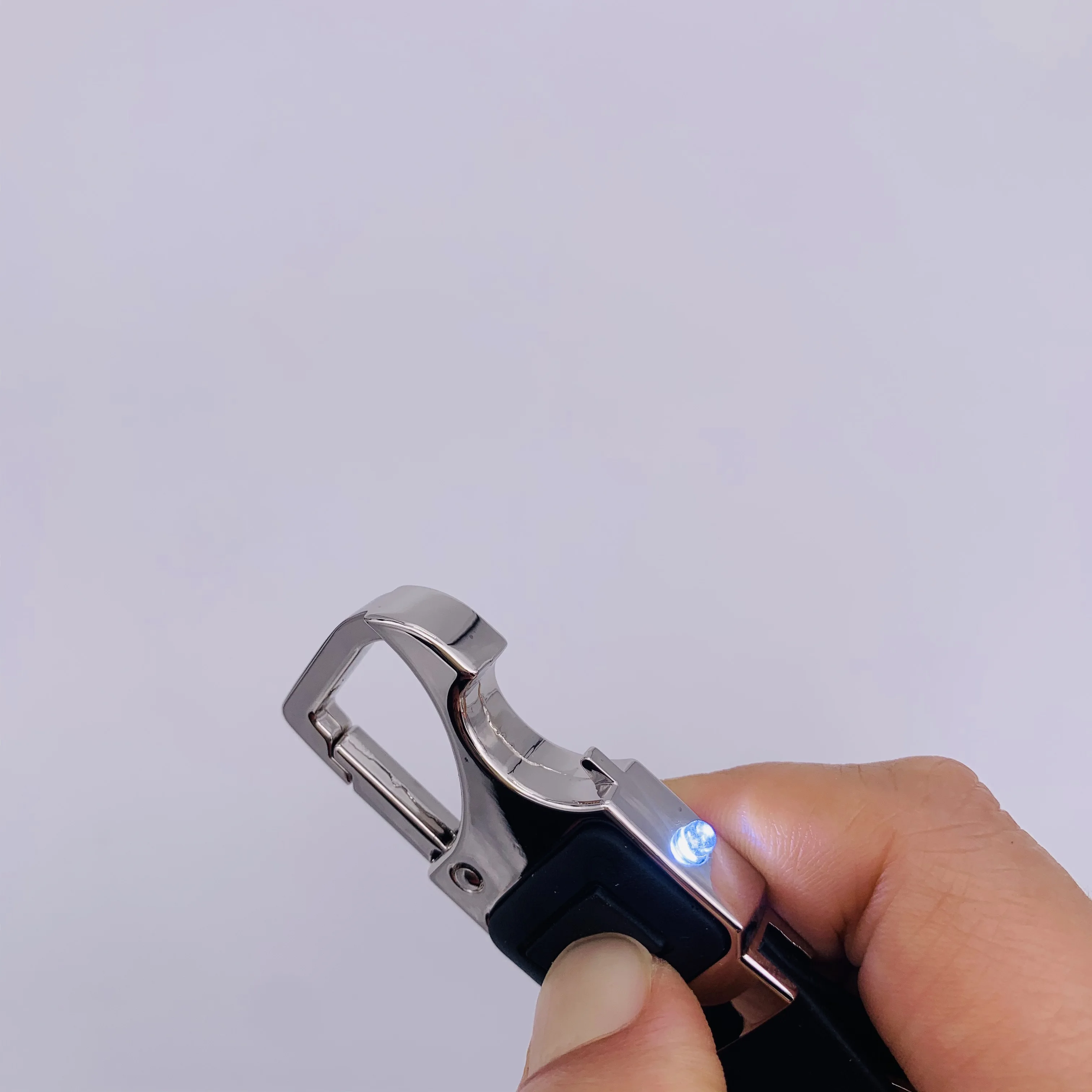 Custom Key Chain LED Light and Bottle Opener with 2 Key Rings Car Key Chain for Men and Women