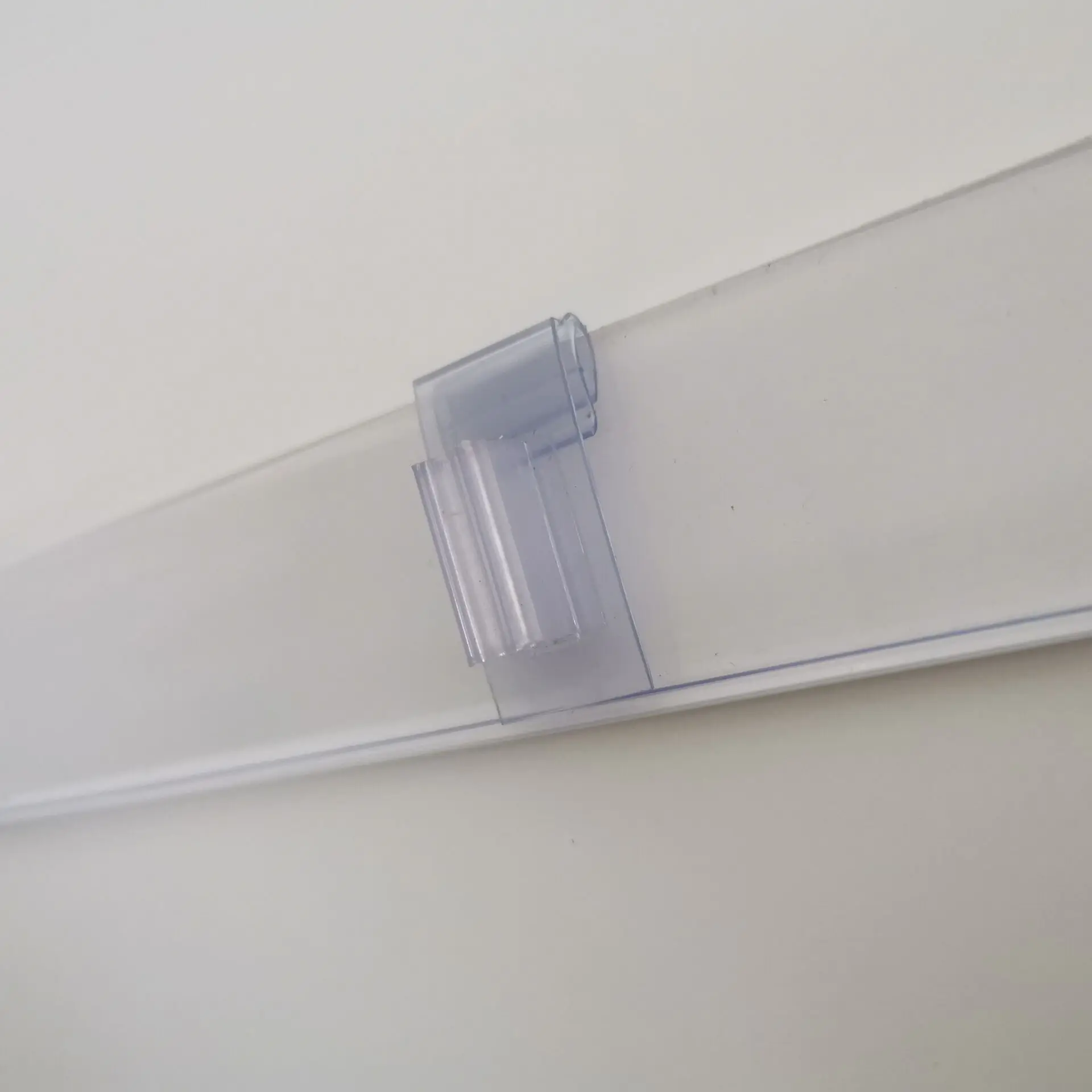 plastic transparent hinged sign holder for hanging