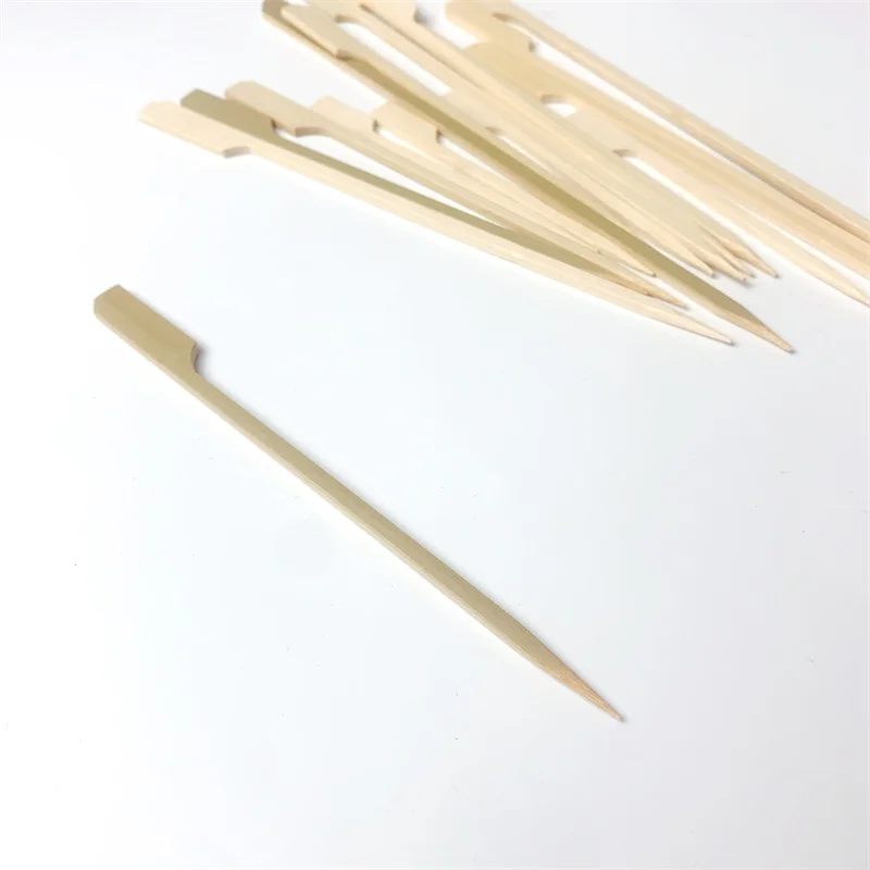 Professional-Grade Barbecue Bamboo Skewers, High Temperature Resistant, Non-Deformable
