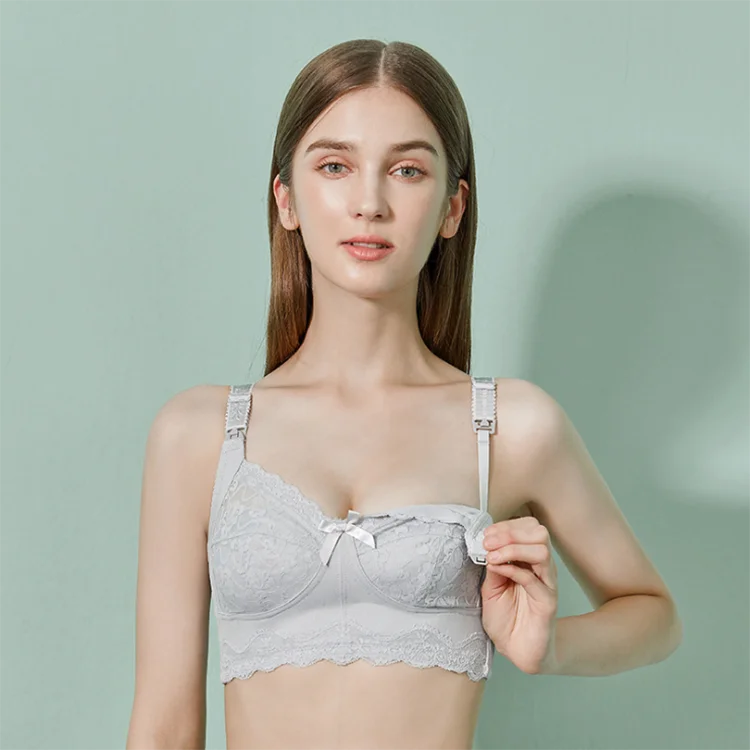 
High Quality Plus Size Lace Breast Feeding Bra B C D E F G Plus Size Maternity Bras 
