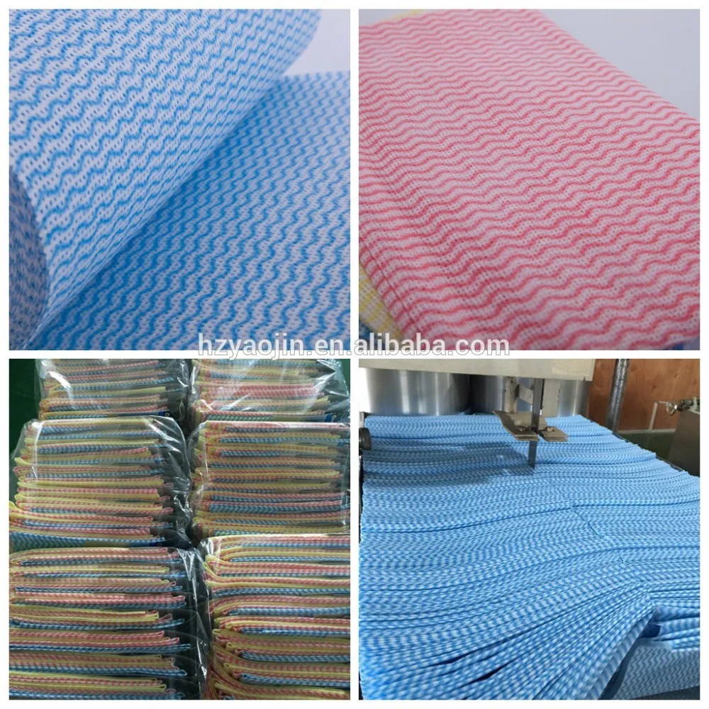 Hot Sell Spunlace Nonwoven Fabric Multi-Purpose Anti-Bacteria Clean Cloth Spunlace Wipe