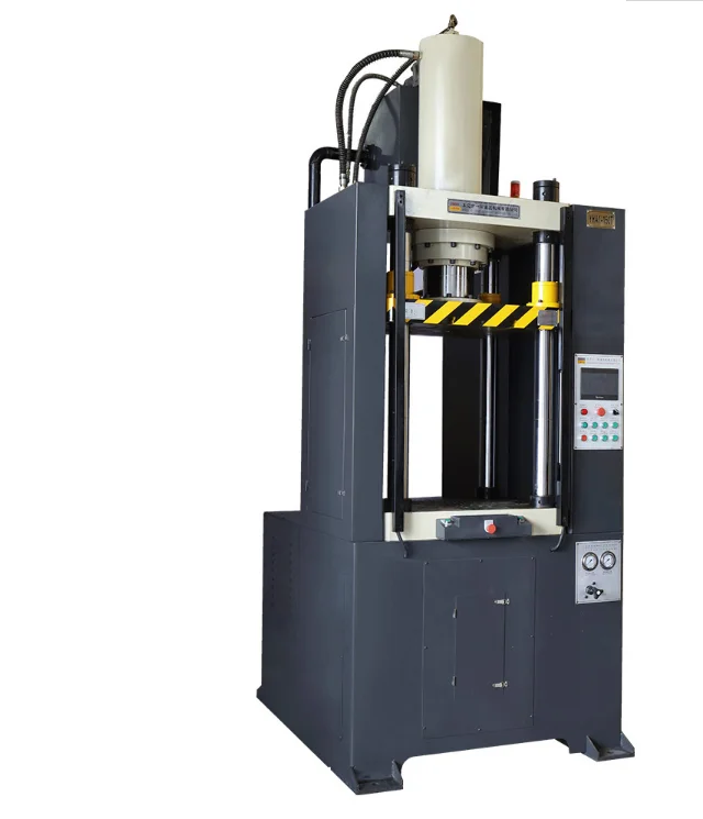 YIHUI 4 Columns Double Action Deep Drawing Hydraulic Press Support 315T For Making Utensil Servo System