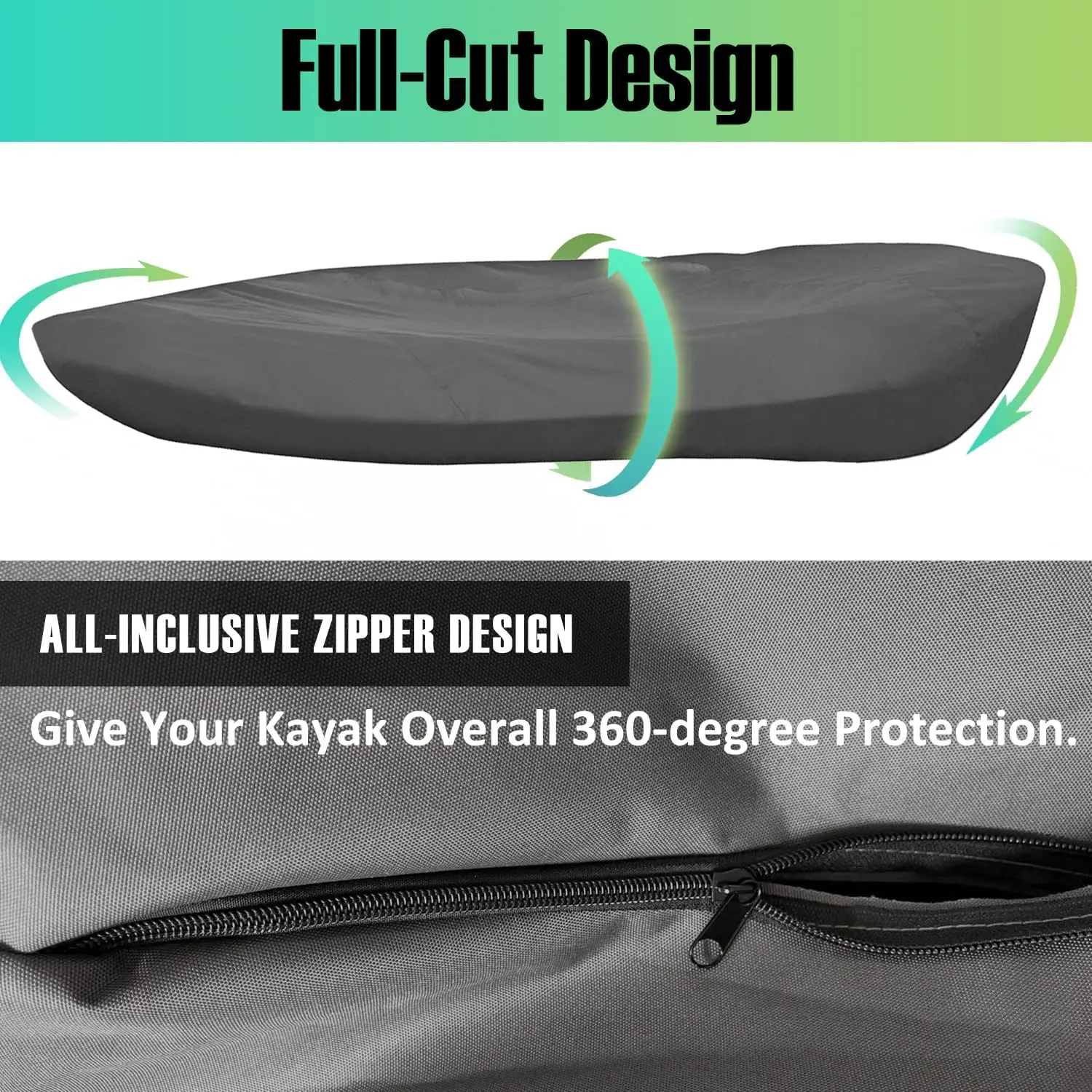 Custom boat kayak cover canoe dust rain fishing kayak cover