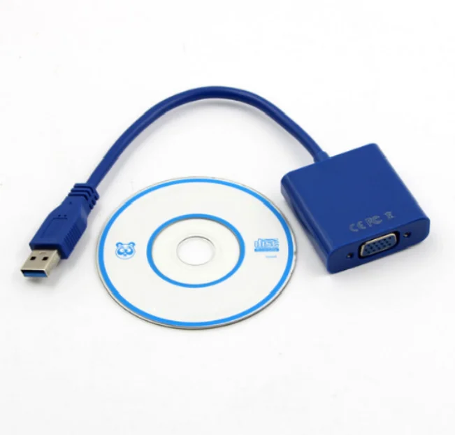 
New Simplicity Pvc USB 3.0 to VGA Adapter for Computer Accessories 