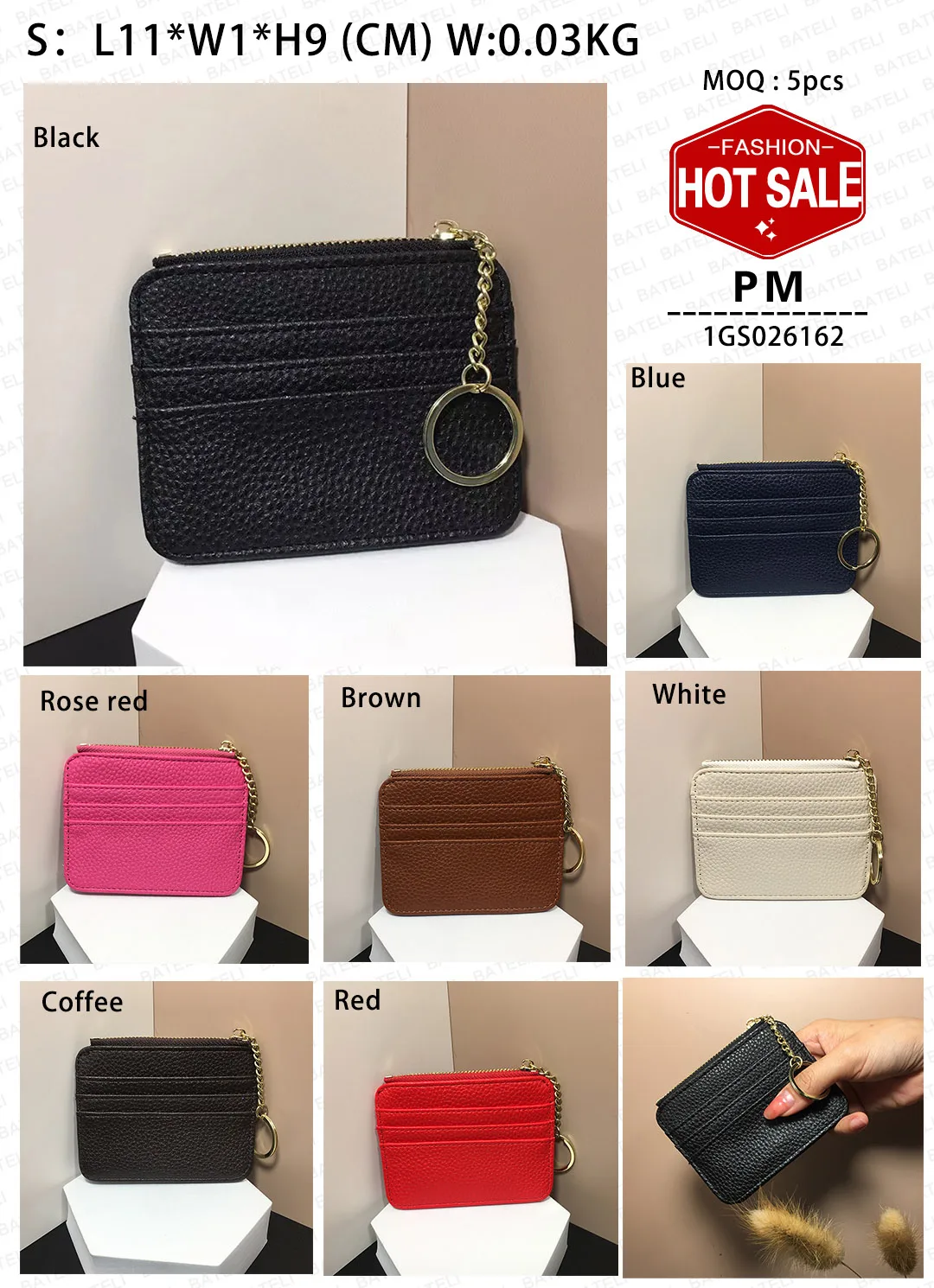 2023 New Ultra-thin Card Bag Large Capacity Small and Exquisite Leather Pu Card Sleeve for Woman Wholesale