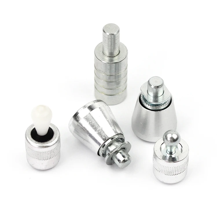 Custom stainless steel press fit ball nose spring plunger plain finishing long nose spring plunger for automation equipment