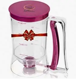 Pancake Batter Dispenser - Perfect Baking Tool for Cupcake Waffles Muffin Mix Crepes