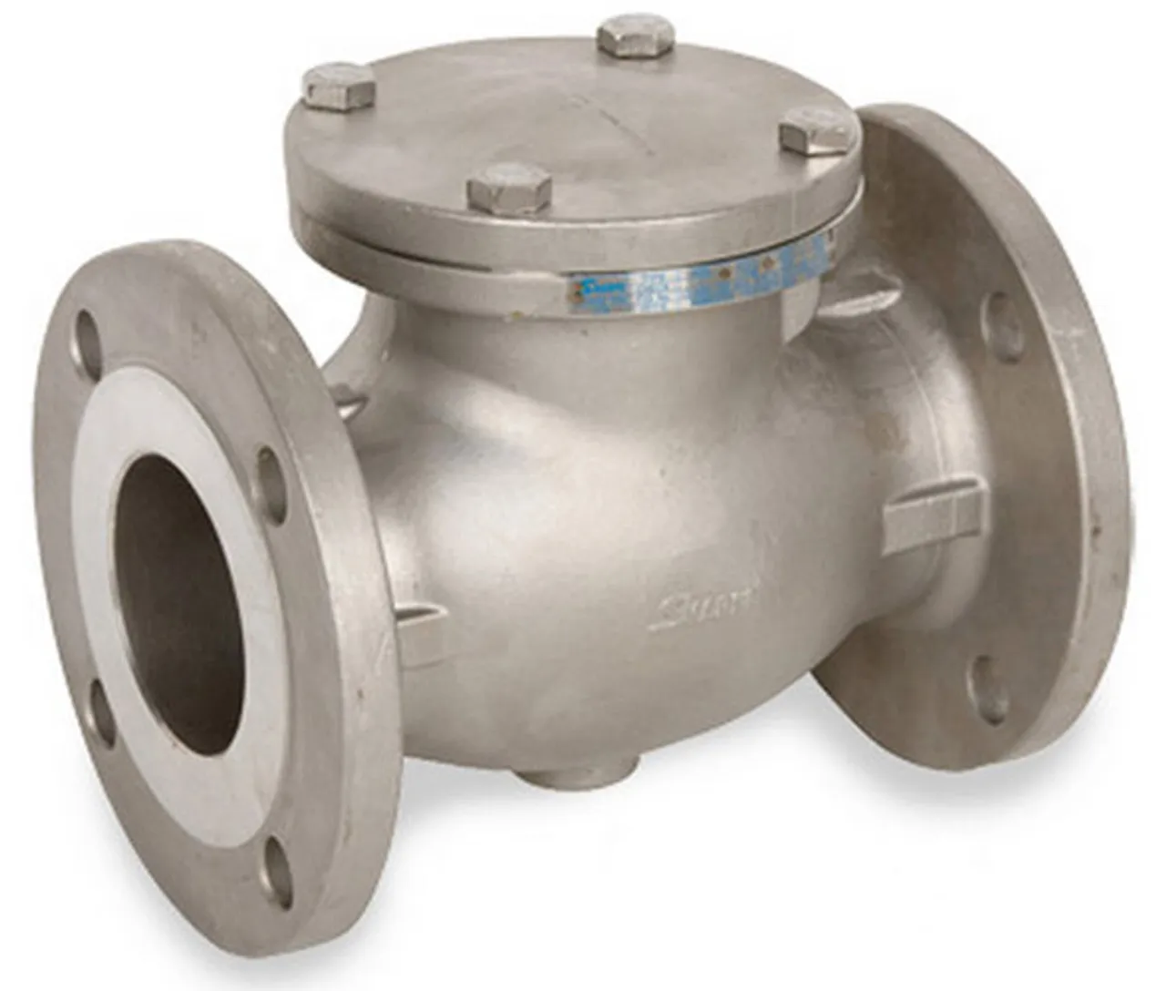 DN200 8 inch  PN16 Double Flange Non-Return Valve Stainless Steel CF8 H44W Swing Check Valve